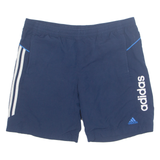 ADIDAS Mesh Lined Mens Swimming Shorts Blue Relaxed L W40