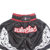 BLACK WIDOW MMA Mens Sports Shorts Black Relaxed XL W20