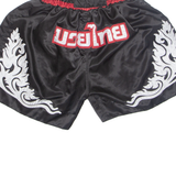 BLACK WIDOW MMA Mens Sports Shorts Black Relaxed XL W20