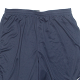 NIKE DRI FIT Mens Sports Shorts Blue Relaxed XL W28