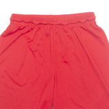 NIKE DRI FIT Mens Sports Shorts Red Relaxed M W26