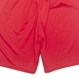 NIKE DRI FIT Mens Sports Shorts Red Relaxed M W26