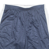 NIKE DRI FIT Mens Sports Shorts Blue Relaxed M W29