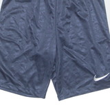 NIKE DRI FIT Mens Sports Shorts Blue Relaxed M W29