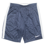NIKE DRI FIT Mens Sports Shorts Blue Relaxed M W29