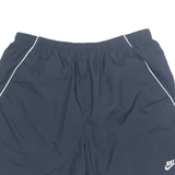 NIKE Mesh Lined Mens Swimming Shorts Blue Relaxed L W28