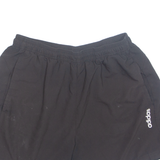 ADIDAS Mens Sports Shorts Black Relaxed L W29