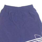 ADIDAS ORIGINALS Mens Swimming Shorts Blue Relaxed M W26