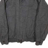 DASH Mens Jacket Grey Wool M