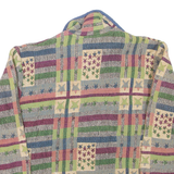 DRAPERS & DAMON'S Womens Blazer Jacket Blue Crazy Pattern M