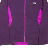 THE NORTH FACE Womens Fleece Jacket Purple L