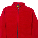 WOOLRICH Mens Fleece Jacket Red L
