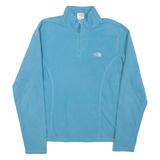 THE NORTH FACE Lightweight 1/4 Zip Womens Fleece Jacket Blue M