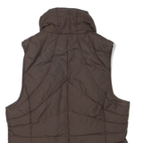 REACTION Womens Gilet Brown Nylon M