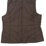 REACTION Womens Gilet Brown Nylon M