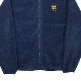 ADIDAS Notre Dame University Mens Fleece Jacket Blue L