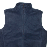 WOOLRICH Mens Fleece Gilet Blue L