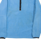 NIKE Therma-fit 1/4 Zip Mens Fleece Jacket Blue S