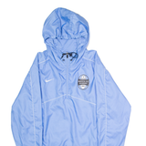 NIKE Match Fit Academy Mens Pullover Jacket Blue Hooded S