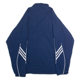 ADIDAS UIC Flames Mens Windbreaker Jacket Blue USA M