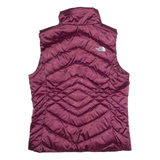 THE NORTH FACE 550 Womens Puffer Gilet Maroon Nylon S