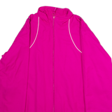 REEBOK Womens Windbreaker Jacket Pink XL