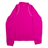 REEBOK Womens Windbreaker Jacket Pink XL