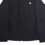ADIDAS Womens Windbreaker Jacket Black UK 26