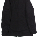 GUESS Mens Overcoat Coat Black Wool S