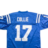 REEBOK Indianapolis Colts Home #17 Collie Mens Jersey Blue USA V-Neck 2XL