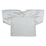 WILSON Dayton Football Cropped Mens Jersey Silver 90s USA V-Neck XL