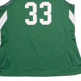 NIKE Notre Dame Alternate #33 Womens Jersey Green Sleeveless USA V-Neck L