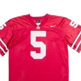 NIKE Ohio State Buckeyes Home #5 Boys Jersey Red USA V-Neck L
