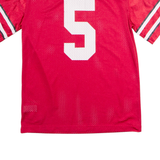 NIKE Ohio State Buckeyes Home #5 Boys Jersey Red USA V-Neck L