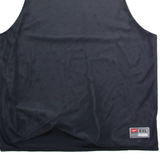NIKE Basketball Mens Jersey Black Sleeveless V-Neck 2XL