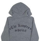THE KOOPLES Womens Grey Hoodie Full Zip S