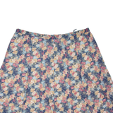 Womens Skater Skirt Blue Short Floral XL