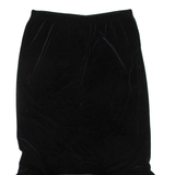 Womens Peasant Skirt Black Midi L