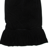 Womens Peasant Skirt Black Midi L