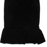 Womens Peasant Skirt Black Midi L