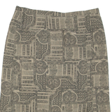 RIO Womens Straight Skirt Brown Knee Length L