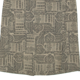 RIO Womens Straight Skirt Brown Knee Length L