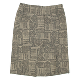 RIO Womens Straight Skirt Brown Knee Length L
