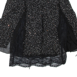 ZARA Womens Straight Skirt Black Knee Length S
