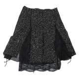 ZARA Womens Straight Skirt Black Knee Length S