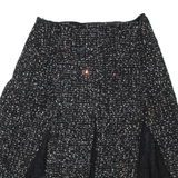 ZARA Womens Straight Skirt Black Knee Length S