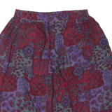 SAG HARBOUR Womens Straight Skirt Purple Short Floral L