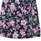 JACLYN SMITH Womens Straight Skirt Blue Knee Length Floral M