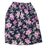 JACLYN SMITH Womens Straight Skirt Blue Knee Length Floral M
