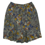 Womens Flare Skirt Grey Short Crazy Pattern XL
